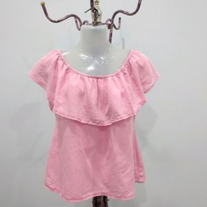 Pimkie Pink Ruffle Top