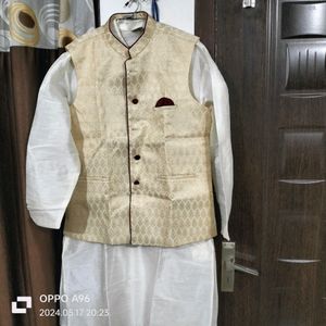 Mens Kurta Pajama With Nehru Jacket