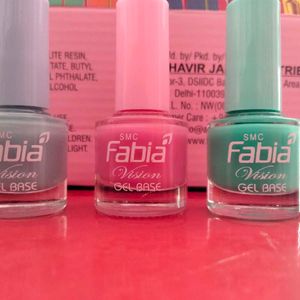 Fabia Gel based nailpaints. 💅🏻