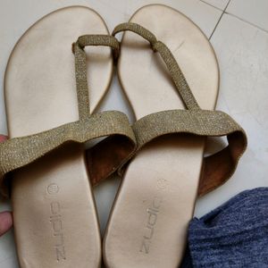 Golden Flat Footwear