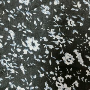 Black and White Printed Scarf/Stole