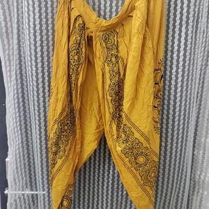 Yellow Printed Salwar