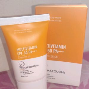 Dermatouch Multivitamin SPF 50 PA+++ sunscreen Gel