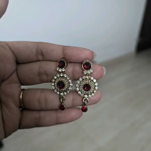 Stone earrings