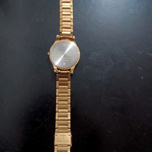 Sonata Women Watch(Gold) With Pink Dial