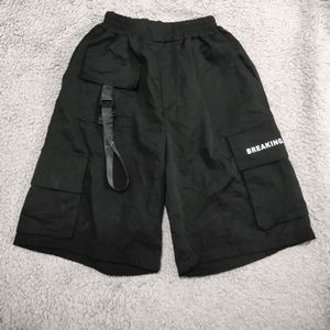 Black Cargo Shorts