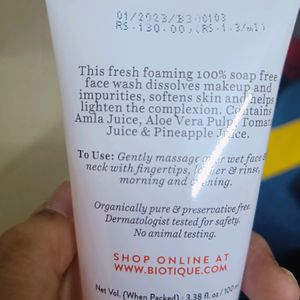 Biotique Fruit Brightening Face Wash