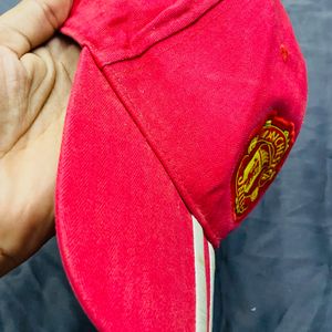 🇨🇳Adidas Manchester United Red cap Rare