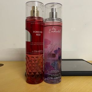 Bath & Body Works Forever Red With Be Enchanted