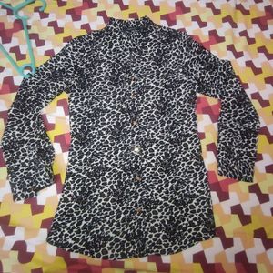 Animal Print Shirt For Women