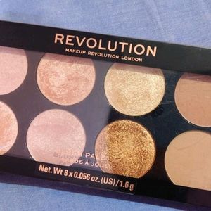 Revolution Blush Highlighter Bronzer Palette