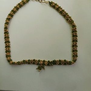 Gold Plating Pearl Chain Necklace