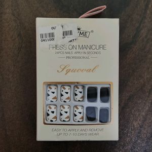 Stick On Nails With Glue Tabs