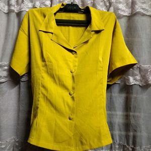 Cute Yellow Shirt For Summer