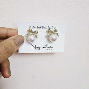 Combo Of 3 Korean Earrings