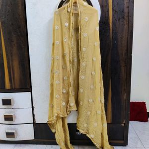 Designer Dupatta And Plazzo