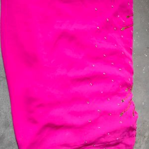 Heavy Work Saree With Blouse