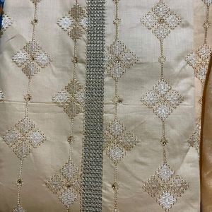 Unstitched Embroidery Suit Material