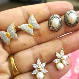 3 Pair Of Beautiful Earings