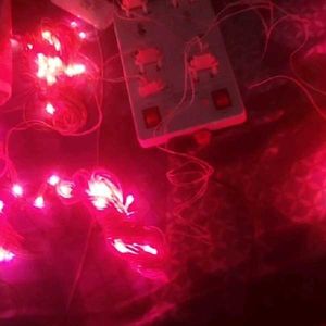 5 Pices Pink Colour 60 Miters Fairy Lights