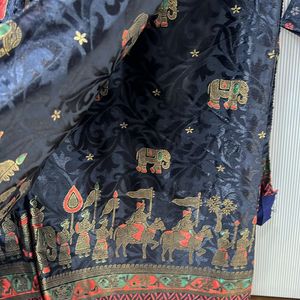 Rajasthani Print Silk Sarees