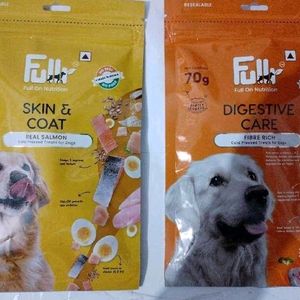 Fullr Skin and Coat Cold Pressed Dog TreatsFullr D