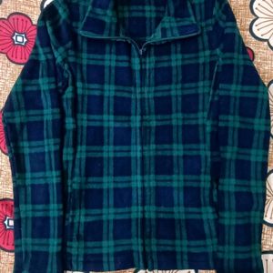 Uniqlo Unisex Checkered Fleece Jacket