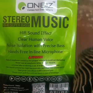 ONBIZ earphones