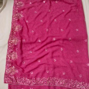 Beautiful Pink Saree