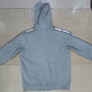 Skechers Full Zip Hoodie Grey Size M