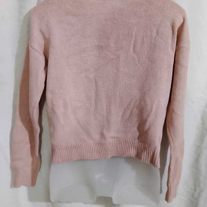 Nude Pink Korean Cardigan