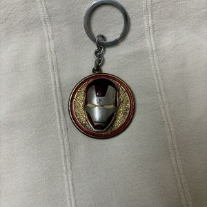 Marvels Ironman Spinning Metal Keychain