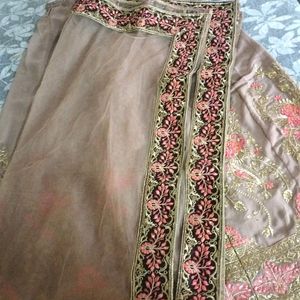 Plazo Suit With Net Dupatta