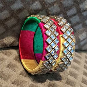 fancy stone studded bangle