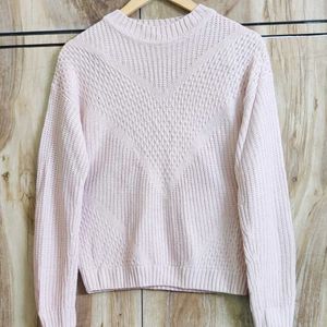 Nude Cilour Self Design Sweater Size-36-38