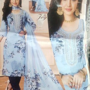 New Collections Of Kurti Sets With Dupatta