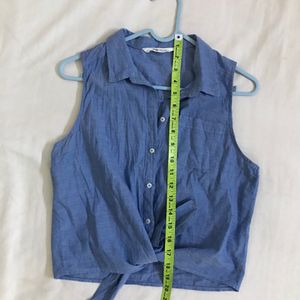 H&M Sleeveless Shirt Fits Bust 32-34