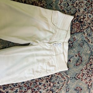 High Waist White Pant For Girls