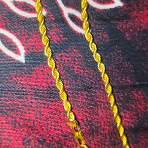 One Gram Gold Plated Chain