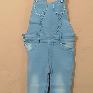 SKY BLUE DENIM DONGRI FOR KIDS