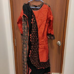 Soch Full Length Layered Kalamkari Gown