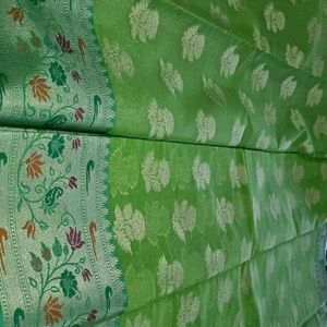 Pure banarsi Cotton silk Saree