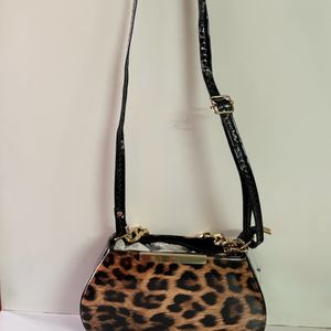 NEW BLACK TIGER PRINT BAG