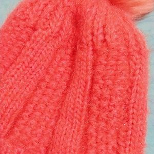 Super Cute peach Winter Cap 🌸💗