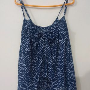 Blue Strappy Top