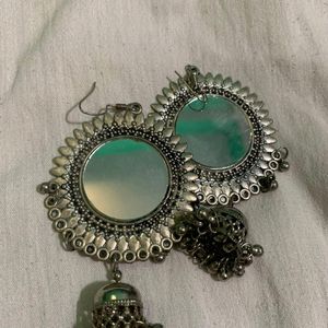 Mirror Silver Earrings