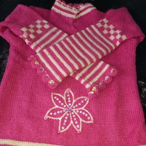 New Handmade Pink Sweater