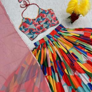 Trendy Colourful Lehenga Choli