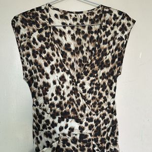 VOV ANIMAL PRINT ELEGANT DRESS