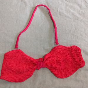 Neon Pink Backless Bra